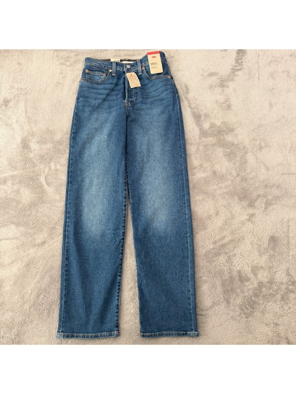 NWT Levi's Ribcage Straight Leg Jeans Womens size 27 x 32 Full Length